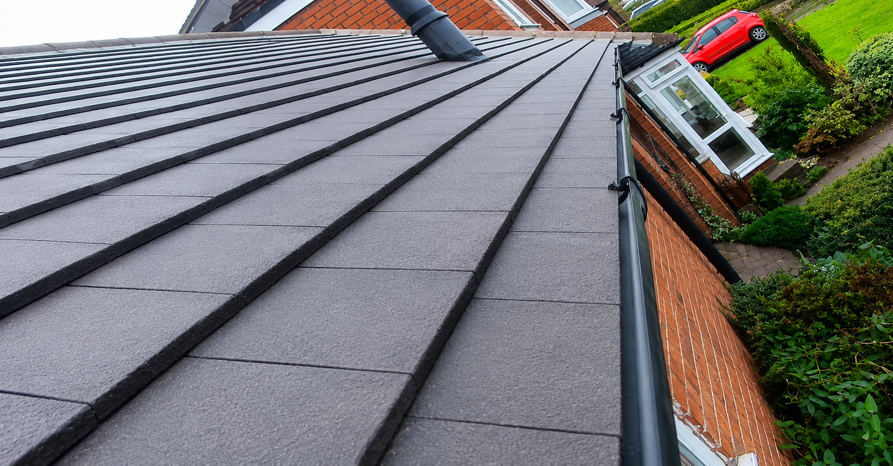 Clean clear gutter after professional service Birmingham Wow Gutters Ltd